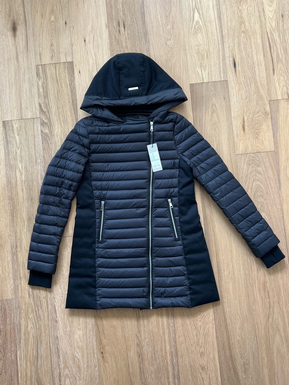 Soia & Kyo mid-length lightweight down Puffer - size XS/S